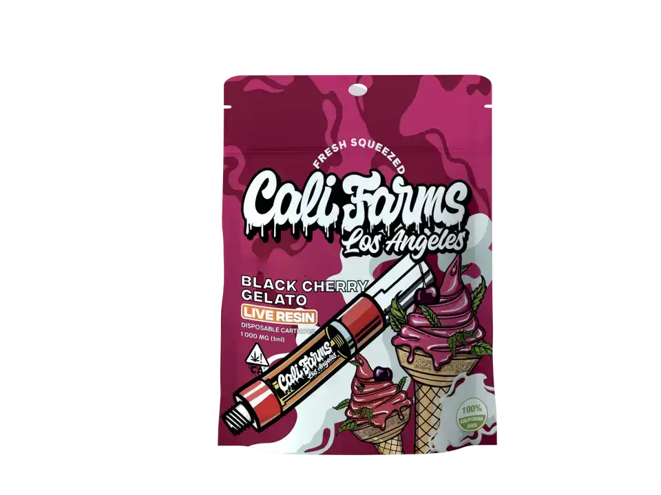 Califarms Black Cherry Gelato THC-JD x THC-B Cart