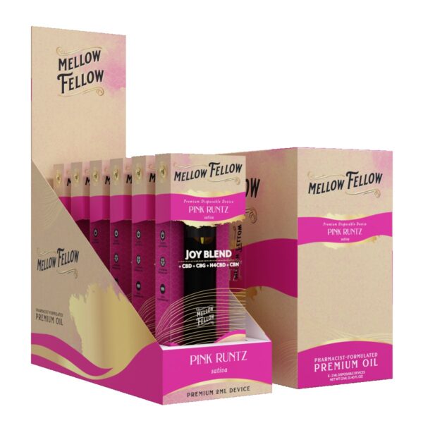 MELLOW FELLOW 2ML PINK RUNTZ JOY box