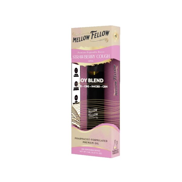 MELLOW FELLOW 2ML STRAWBERRY COUGH JOY side