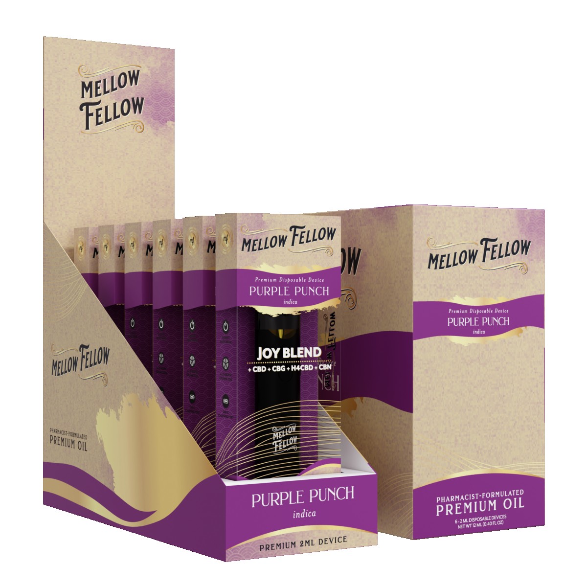 Mellow Fellow Purple Punch Joy pack