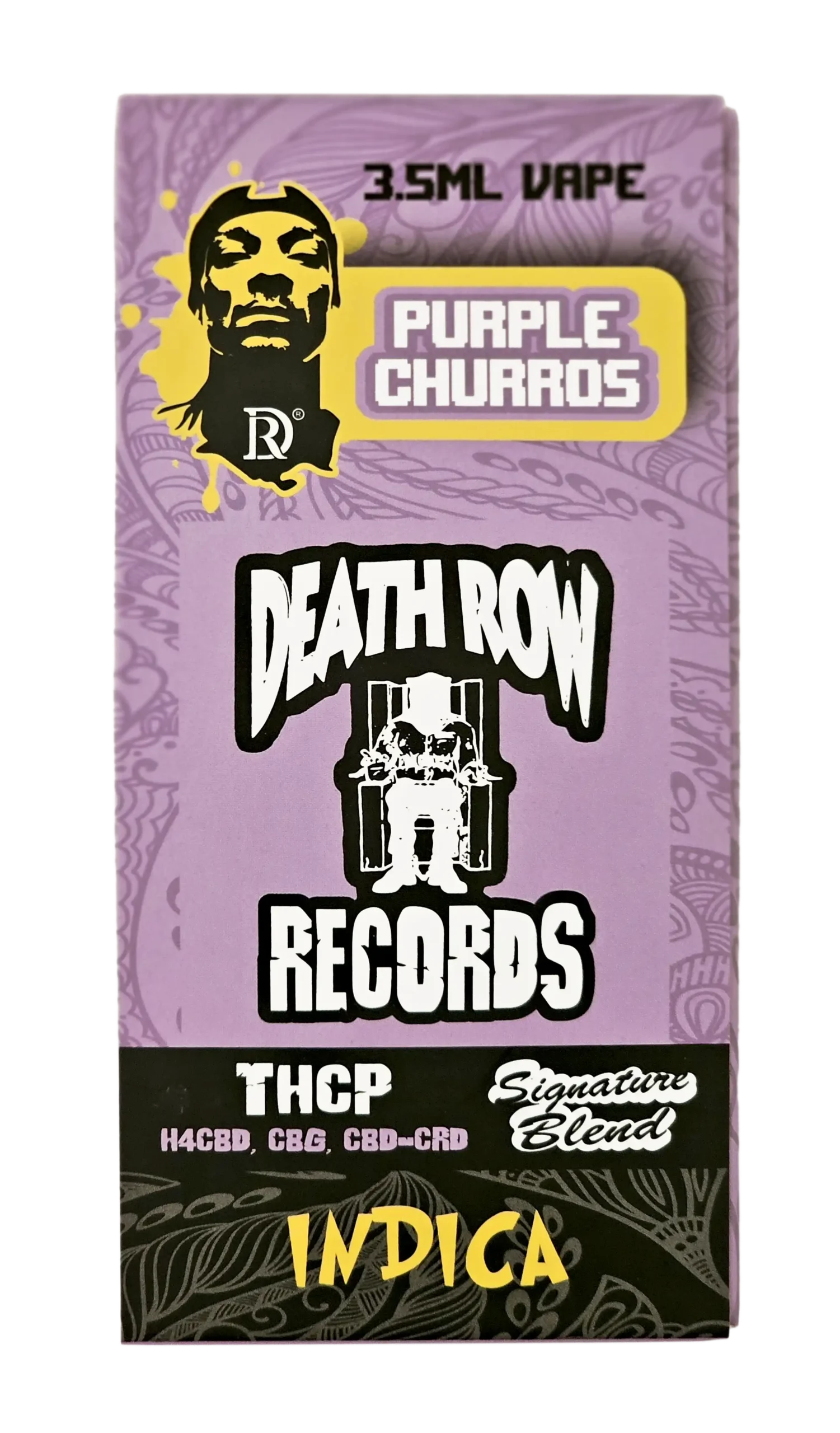 Snoop Dogg's Death Row THC-P 3.5mL Vaporizer - Purple Churros