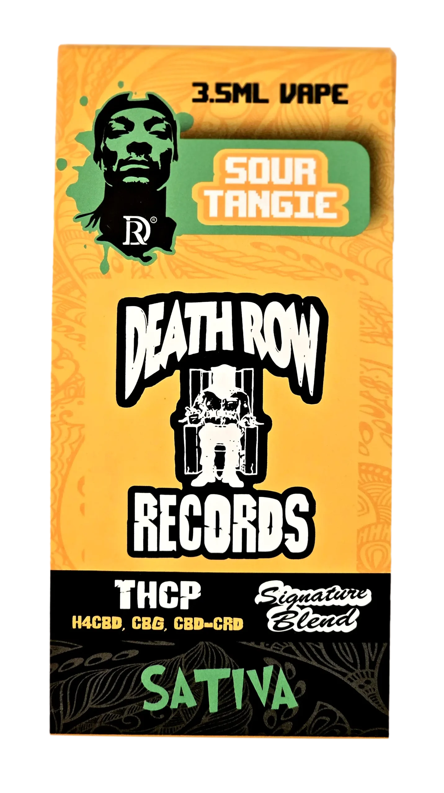 Snoop Dogg's Death Row THC-P 3.5mL Vaporizer - Sour Tangie