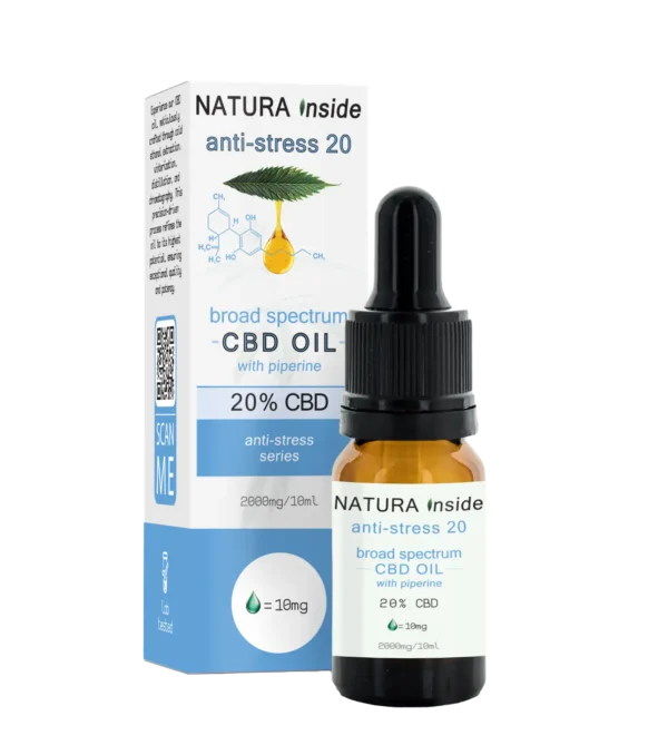 Anti-Stress 20% CBD Oil | 2000mg Broad Spectrum