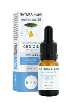 Anti-Stress 25% CBD Oil | 2500mg Broad Spectrum