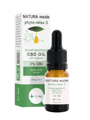 Natura Inside Phyto-Relax 3% Broad Spectrum CBD Oil