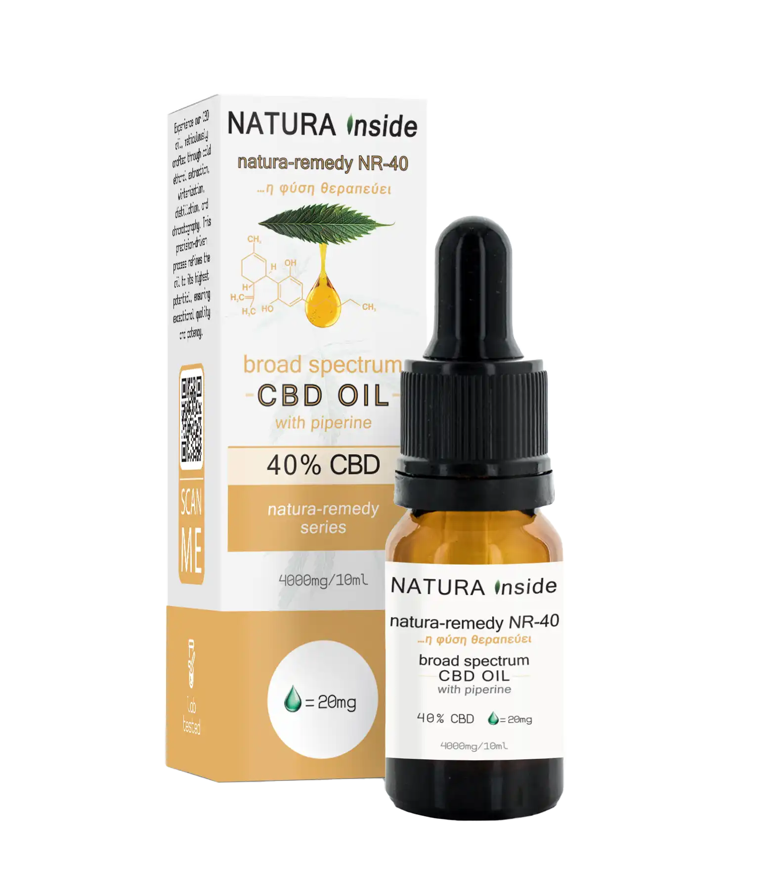 Natura-Remedy 40% CBD Oil | 4000mg Broad Spectrum Natura-Remedy 40% CBD Oil | 4000mg Broad Spectrum