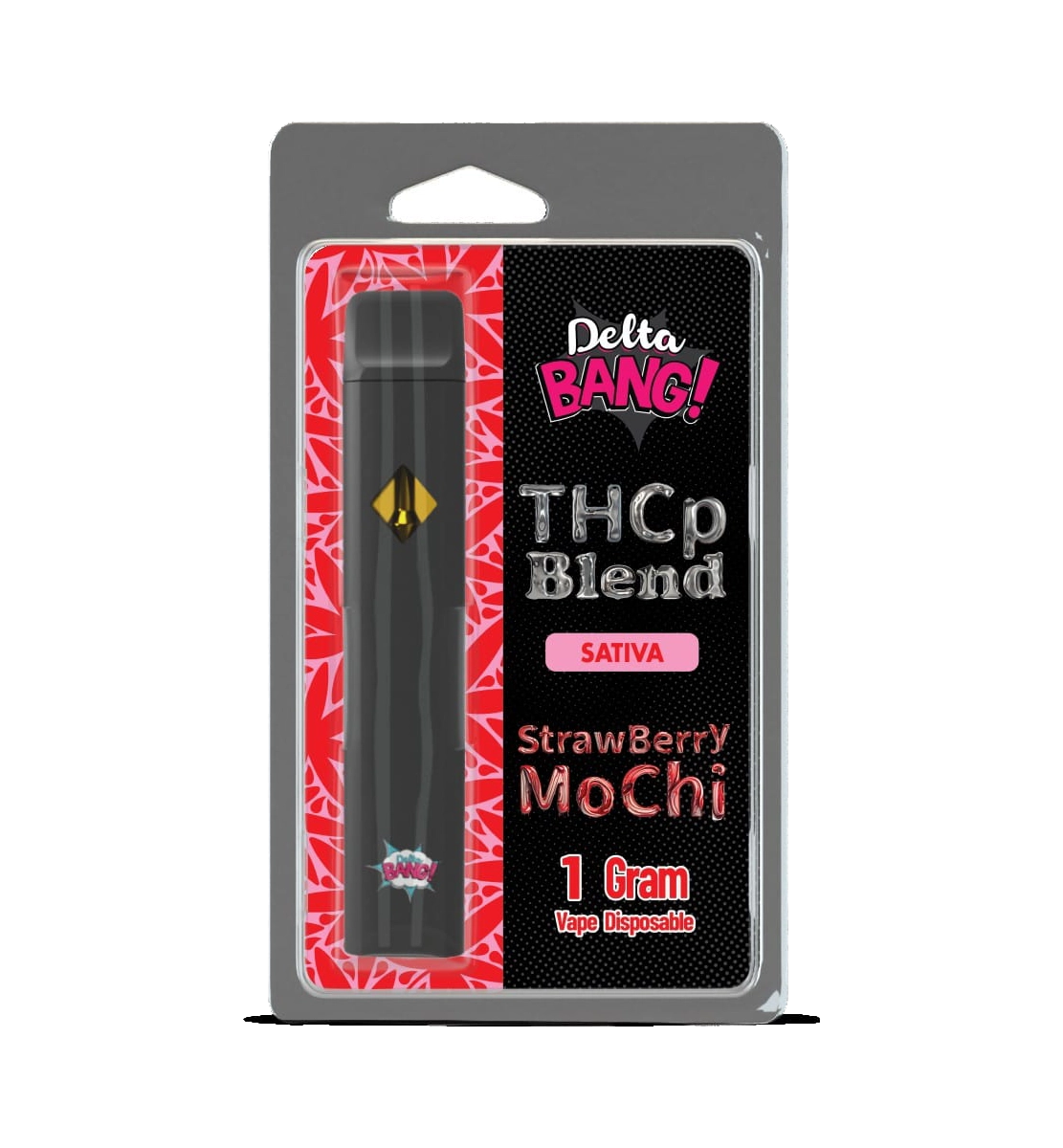 DB-THCP-STRAWBERRY pen Delta Bang THCP Strawberry Mochi Vape – Sativa Energy