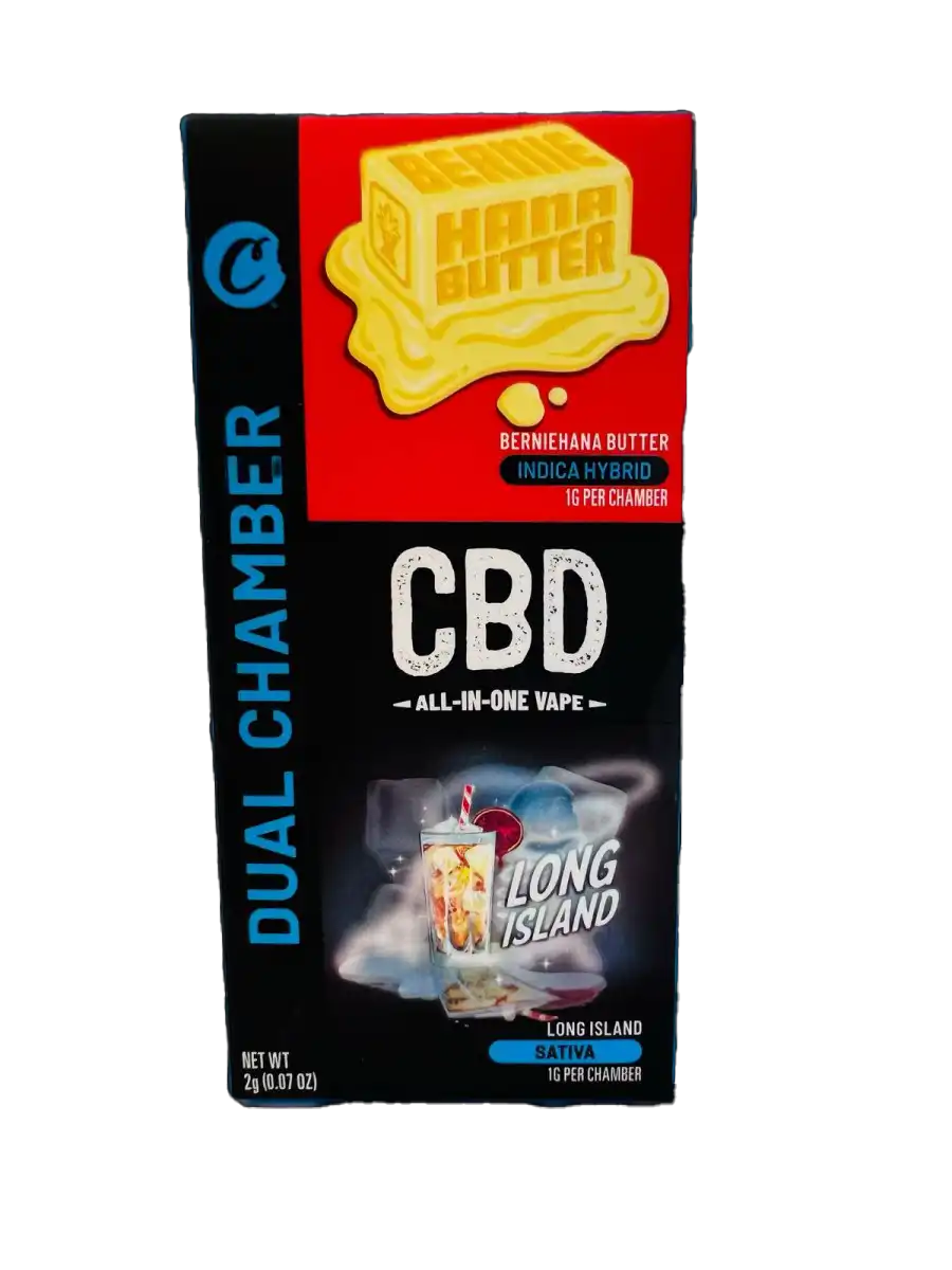 COOKIES BERNIEHANA BUTTER&LONG ISLAND-CBD DUAL CHAMBER COOKIES BERNIEHANA BUTTER&LONG ISLAND-CBD DUAL CHAMBER Vape