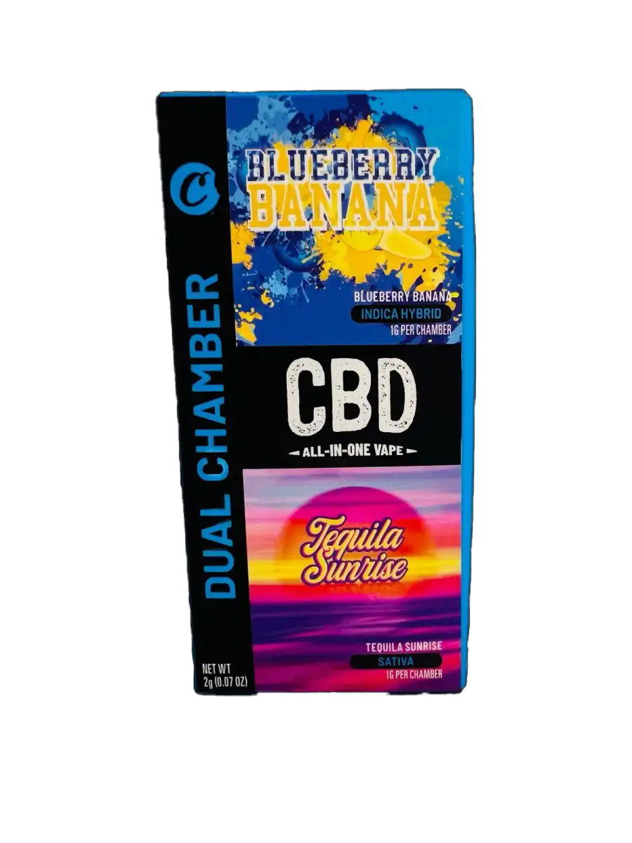COOKIES BLUEBERRY BANANA& TEQUILA SUNRISE-CBD DUAL CHAMBER COOKIES BLUEBERRY BANANA& TEQUILA SUNRISE-CBD DUAL CHAMBER Vape