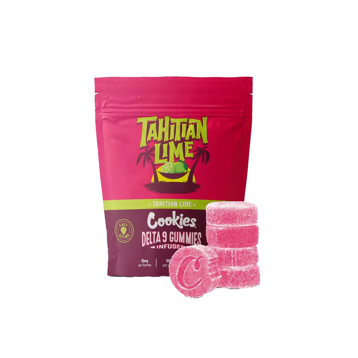 COOKIES DELTA 9 GUMMIES TAHITIAN LIME COOKIES DELTA 9 GUMMIES TAHITIAN LIME