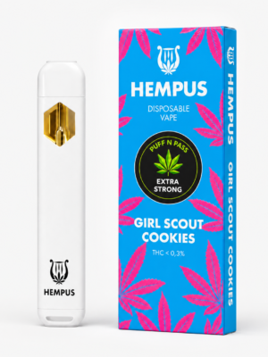 Hempus Girl PnP Hempus Girl Scout Cookies Superior Blend disposable vape.