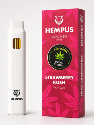 Hempus Strawberry Kush Superior Blend disposable vape