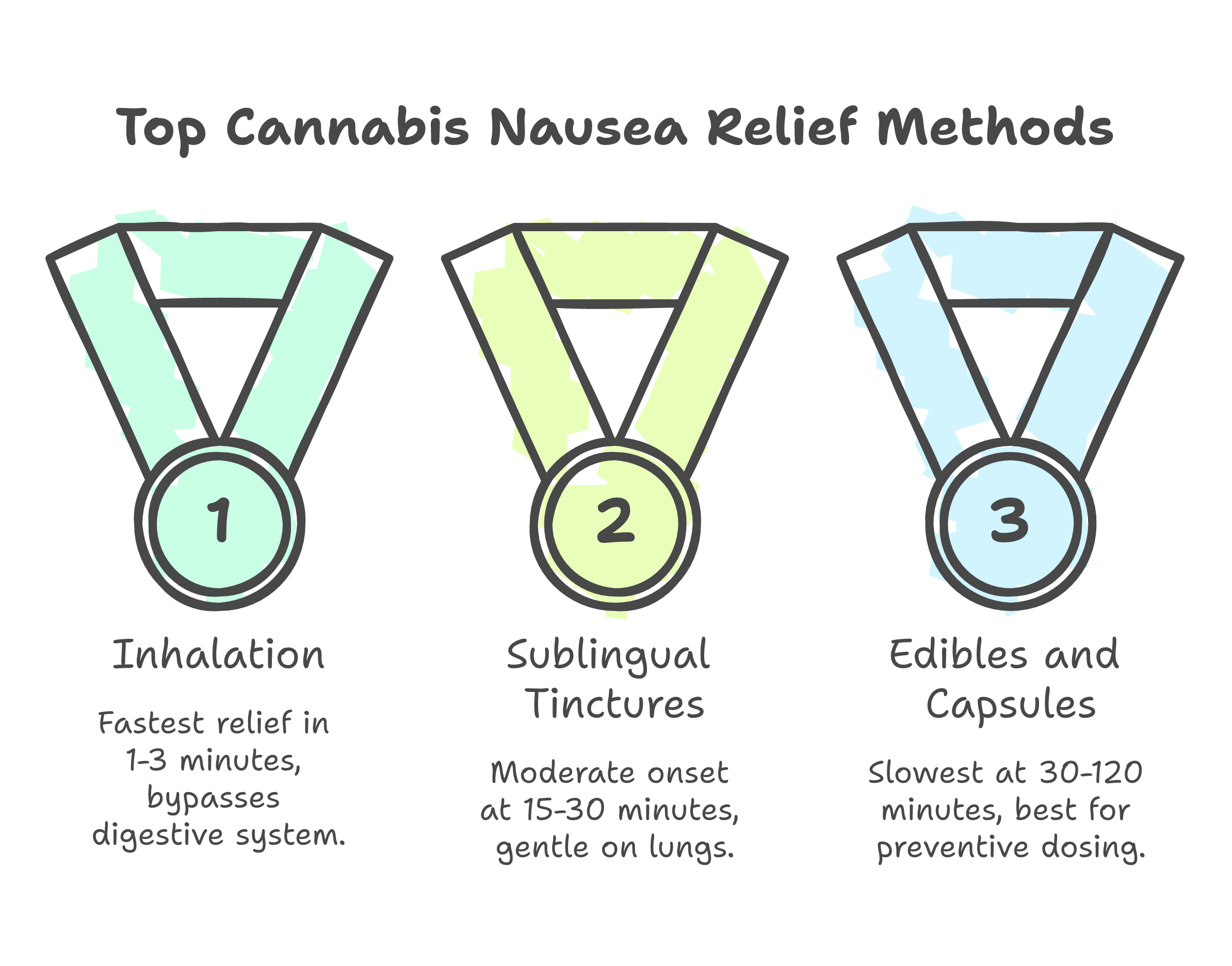 cannabis for nausea infographic