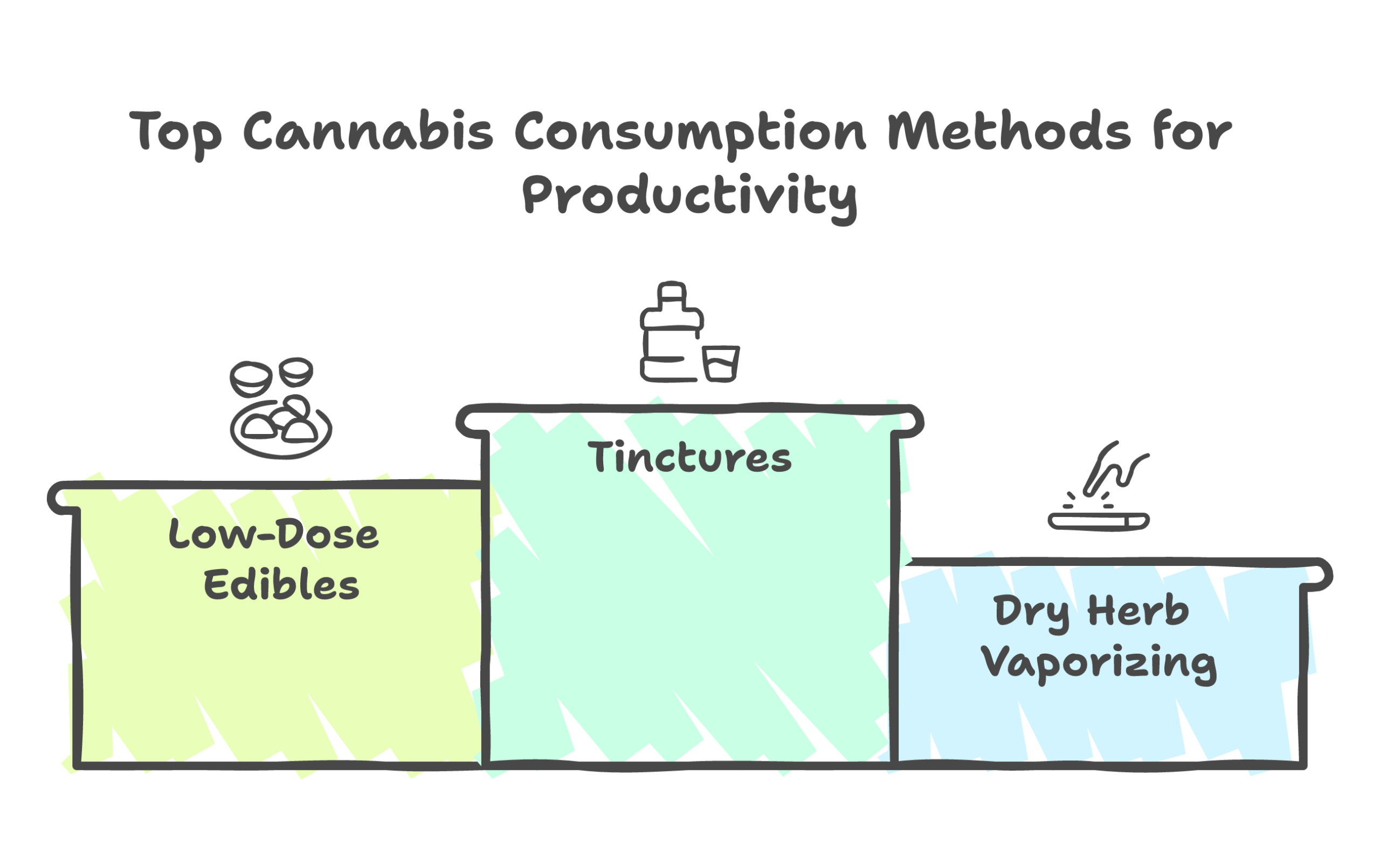 cannabis and productivity infographic