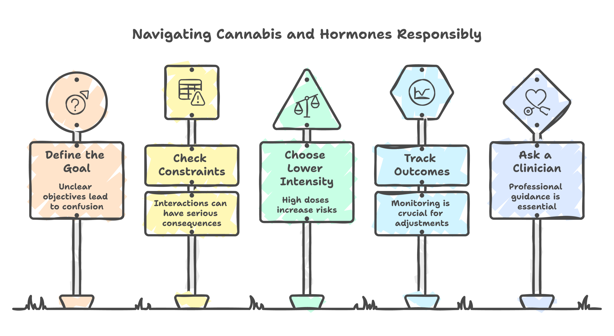 cannabis and hormones infographic