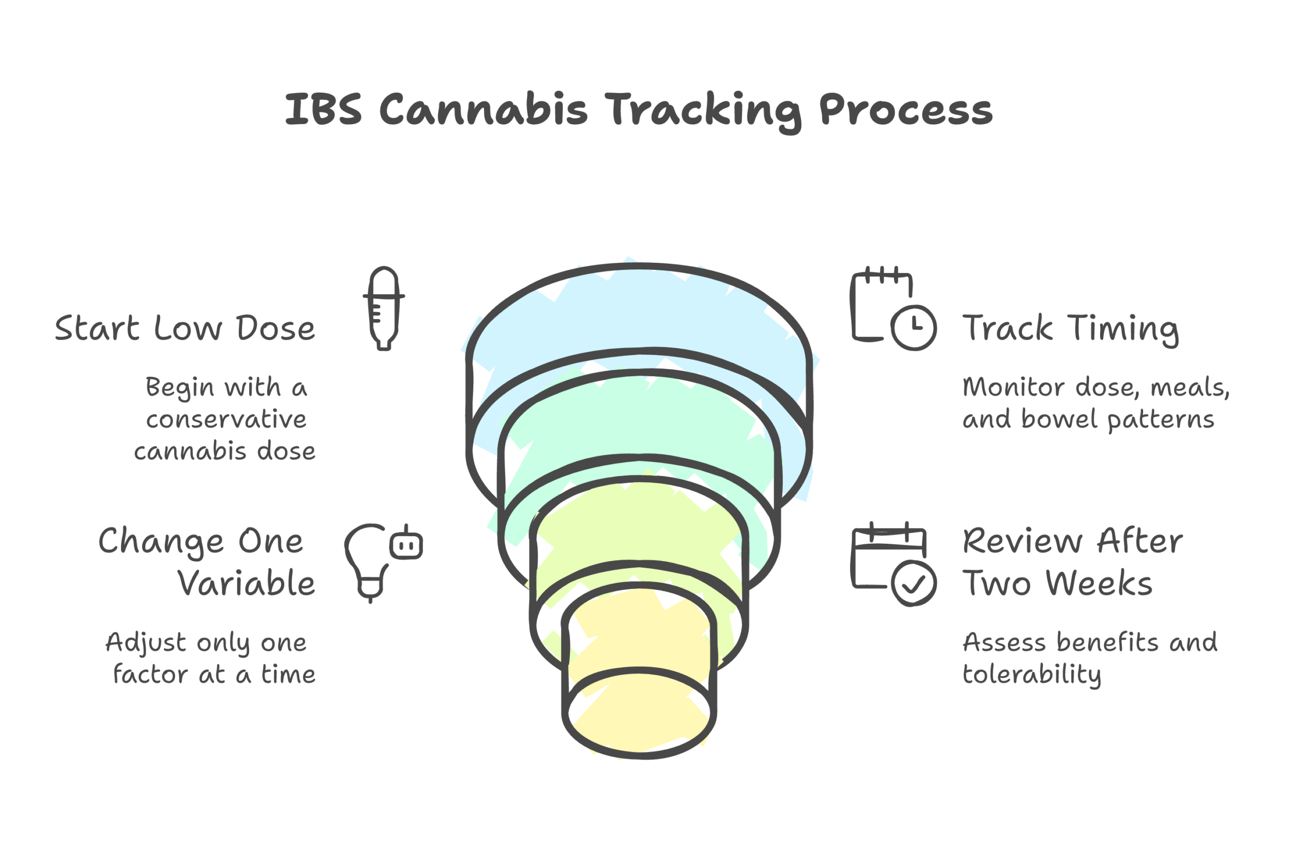 cannabis for IBS infographic