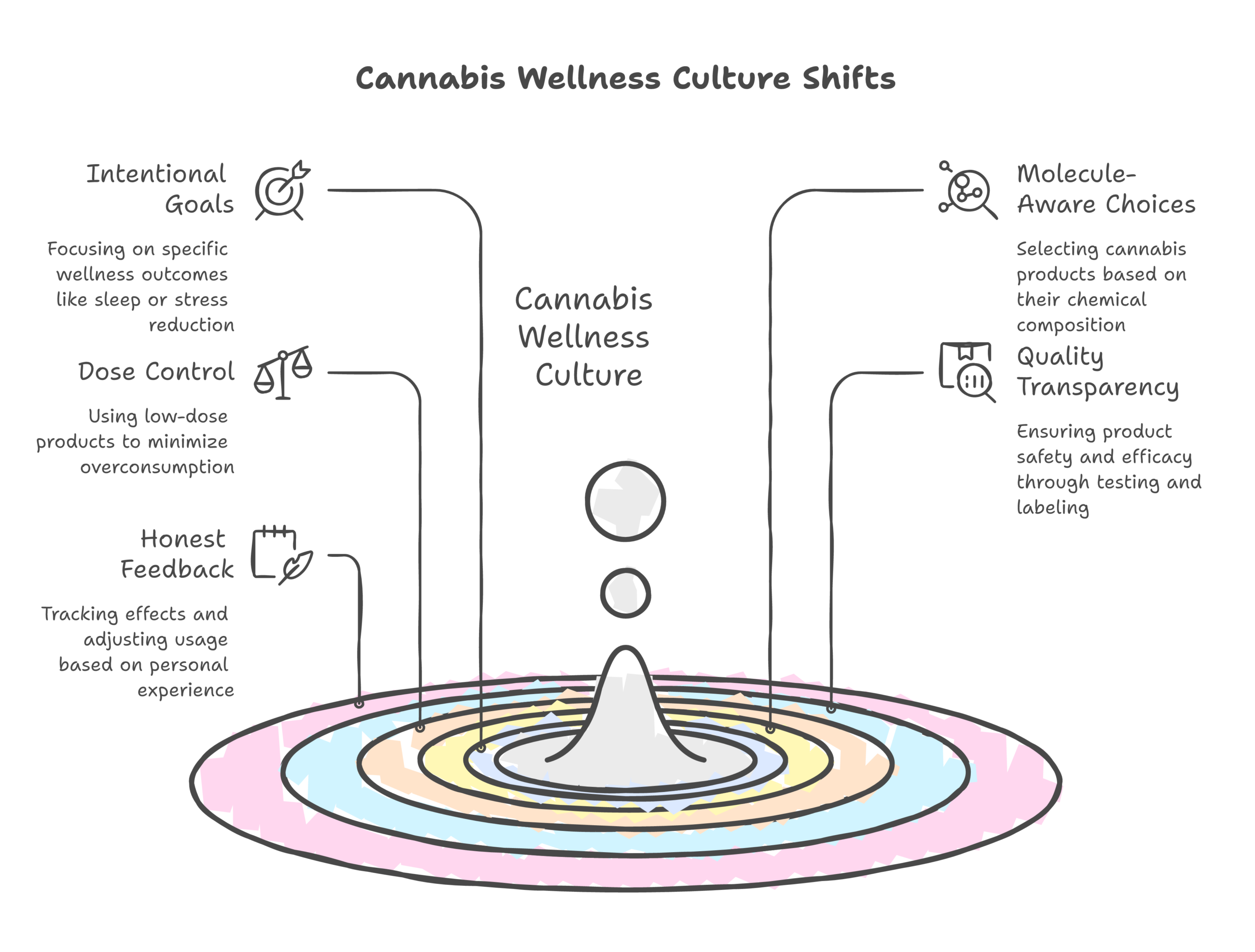 cannabis wellness culture infographic
