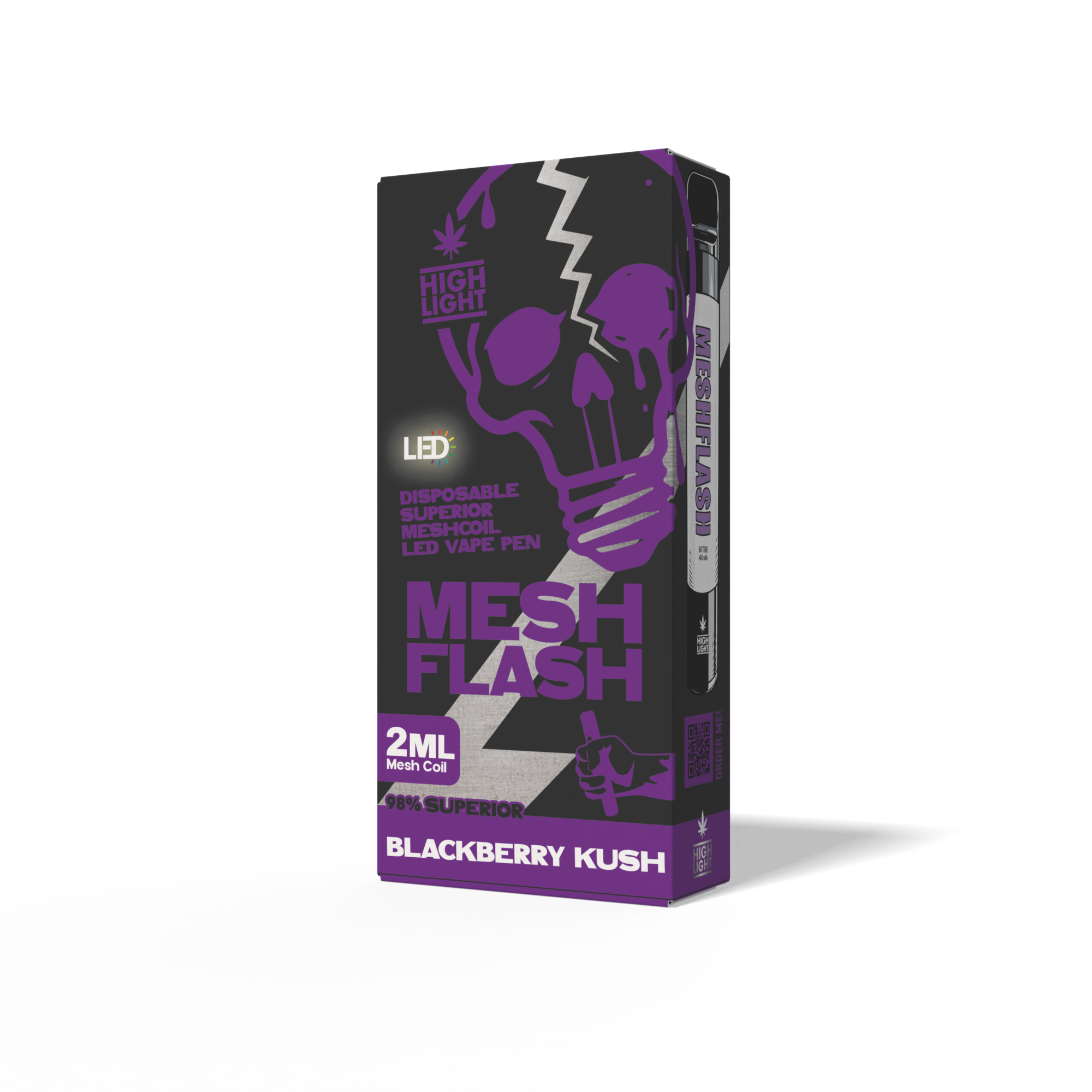 H2 Blackberry Kush disposable
