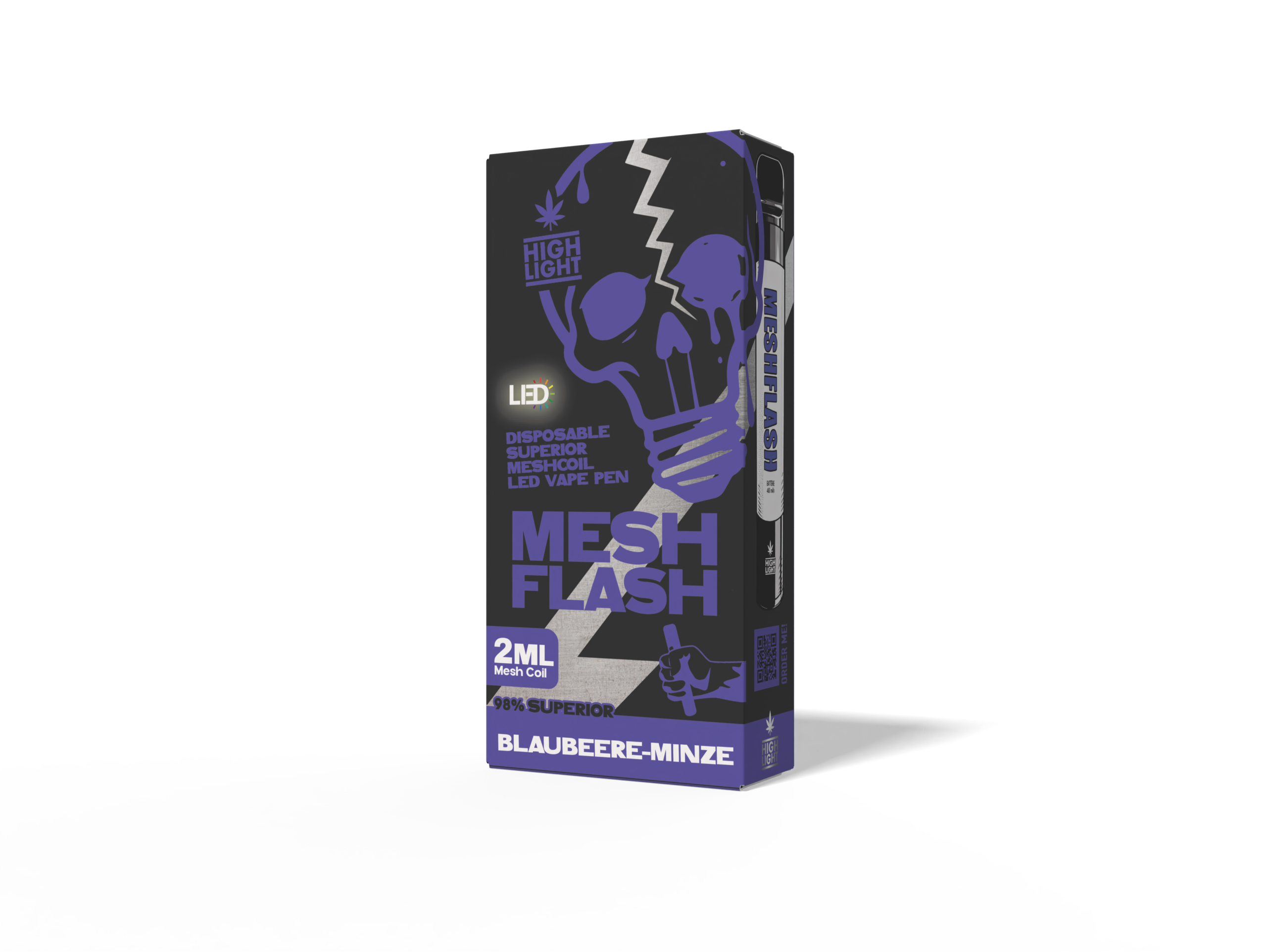 Highlight-Meshflash H2 Blueberry Mint (2ml)