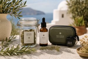 cannabis summer safety - Cannabis Summer Safety in Greece: Storage & Travel Tips