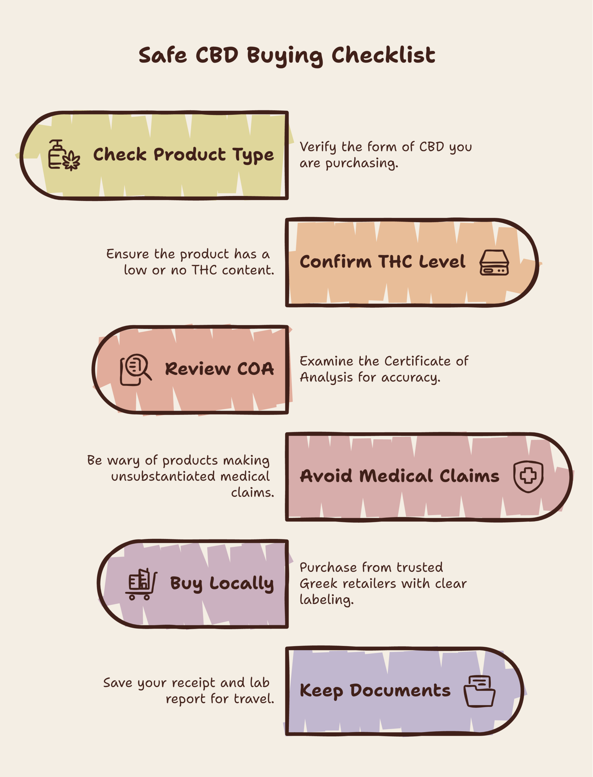 CBD in Greece infographic