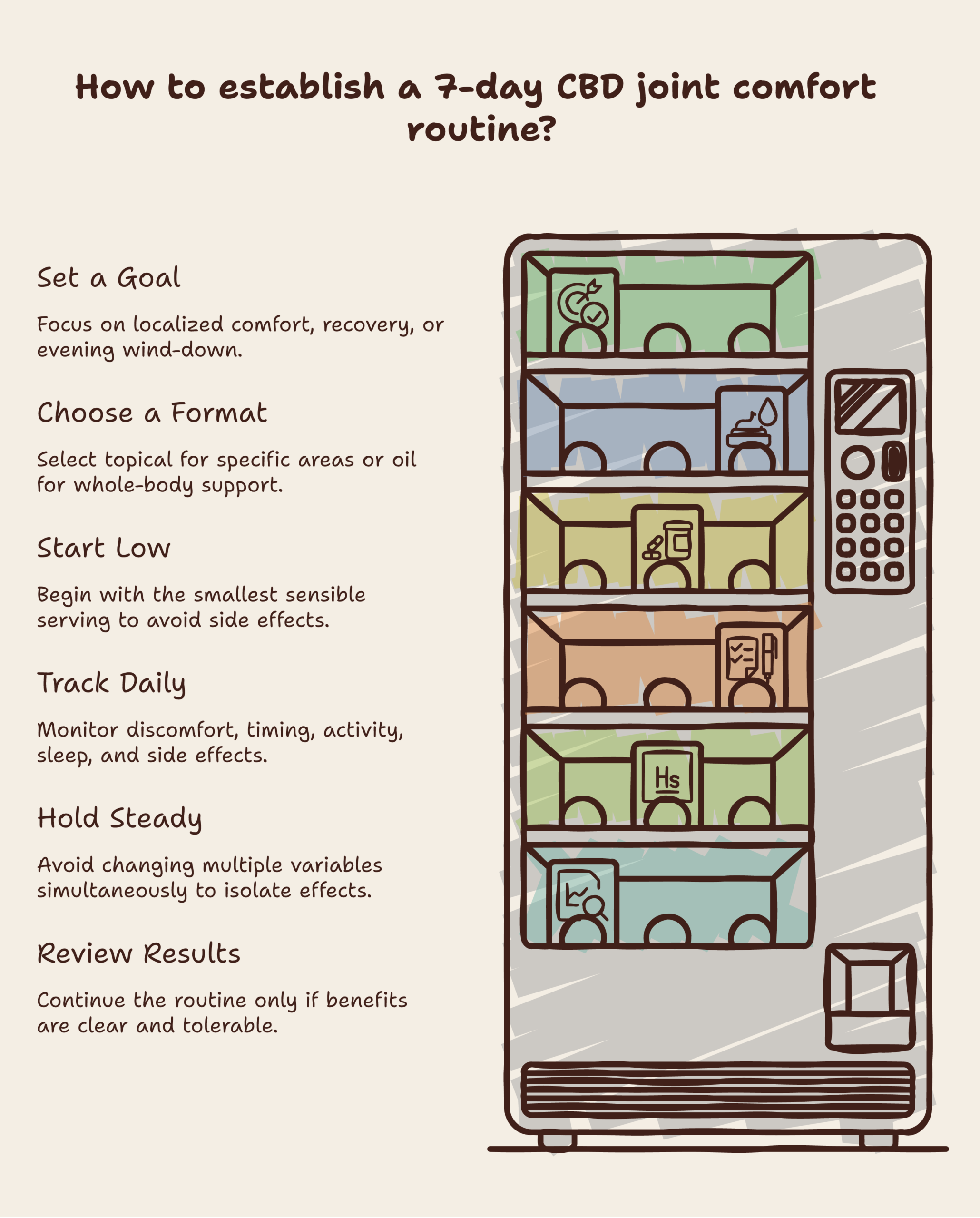 CBD joint pain infographic