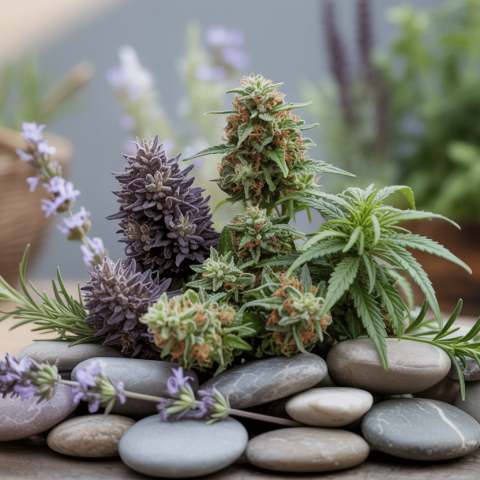 Best cannabis strains for stress relief - calming wellness products